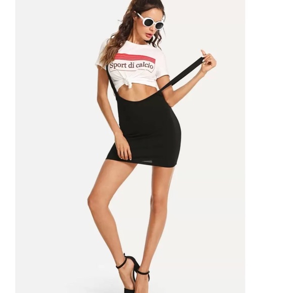 HOT NEW ITEM 🔥 Black Suspender Skirt - Picture 5 of 7